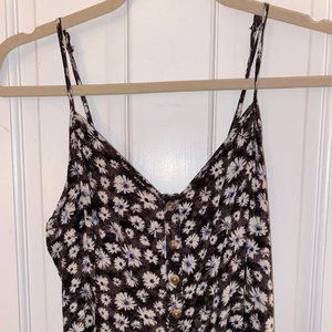 ADORABLE A&E MAXI DRESS WITH SLIT AND BUTTONS!!!